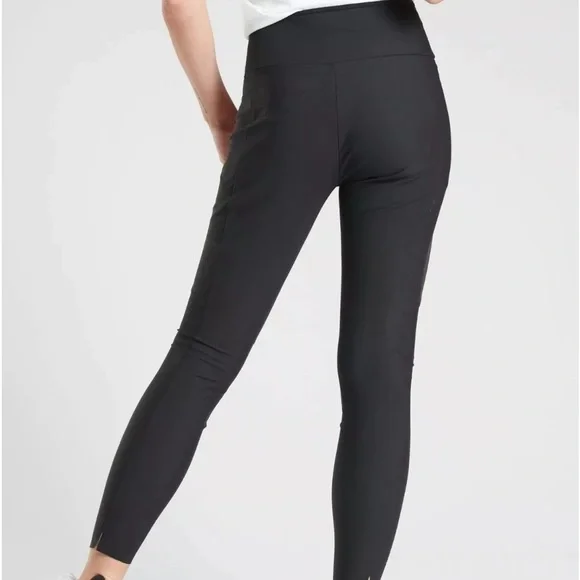 Athleta Stellar City Tight Black Leggings Size 8 - Picture 2 of 7